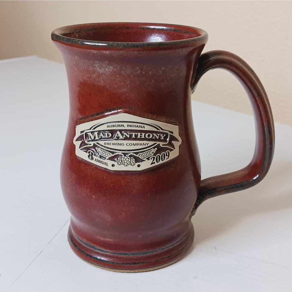 Mad Anthony Brewing Company Beer Mug 8th Annual 2009 Auburn Indiana Stein 49/130